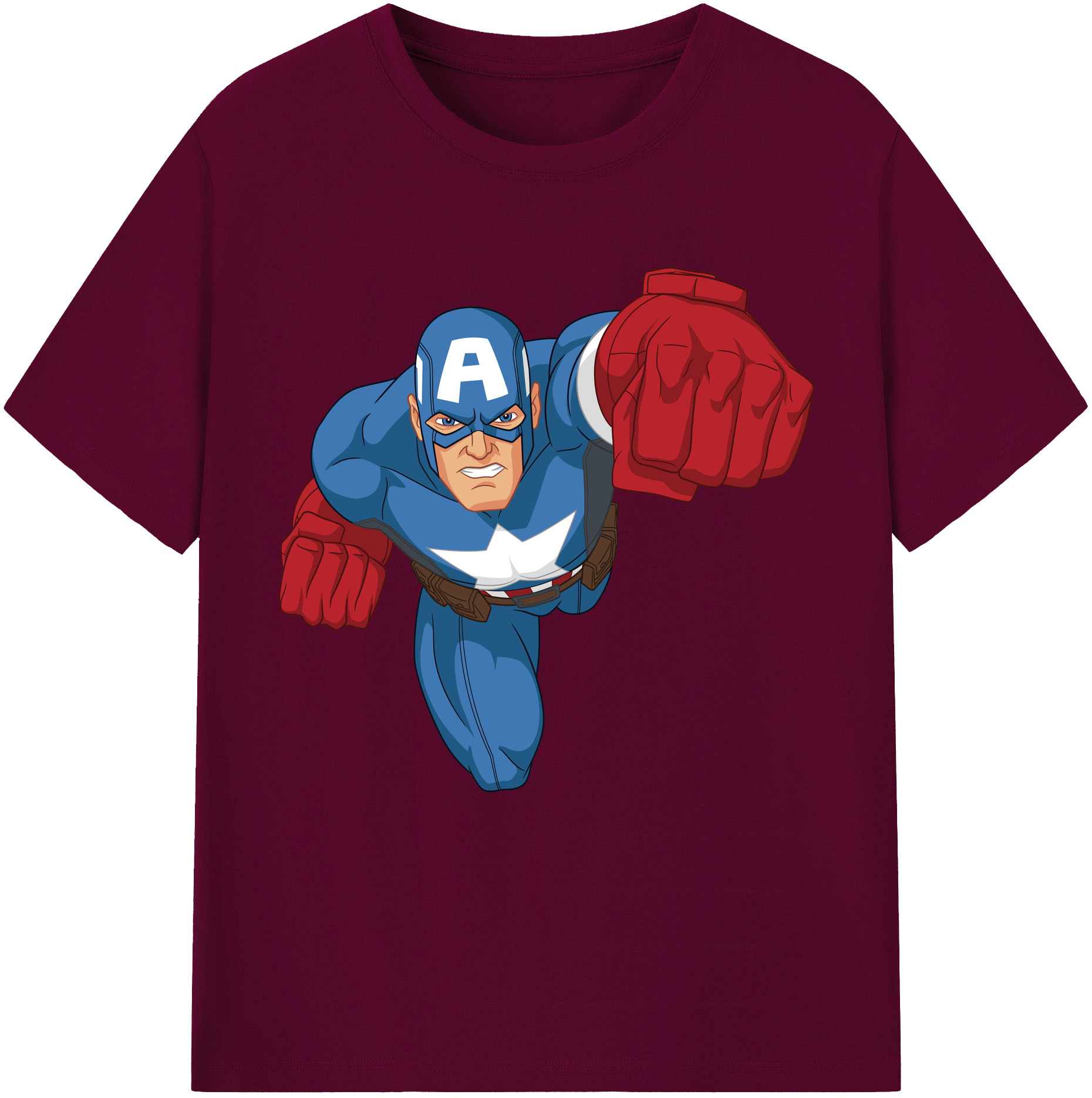 （画像用） アベンジャーズ The Avengers レディースカジュアルプリントTシャツ（綿100％）